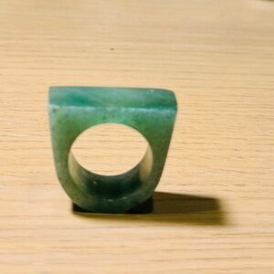 Unique Green Quartz Ring